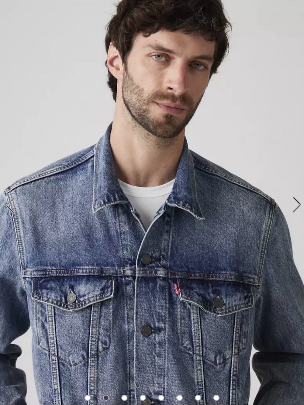 Levi's Light Wash Blue Denim Jacket - Picture 12 of 13
